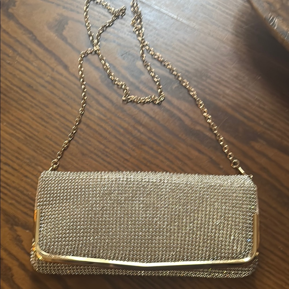 Elegant Gold Evening Clutch